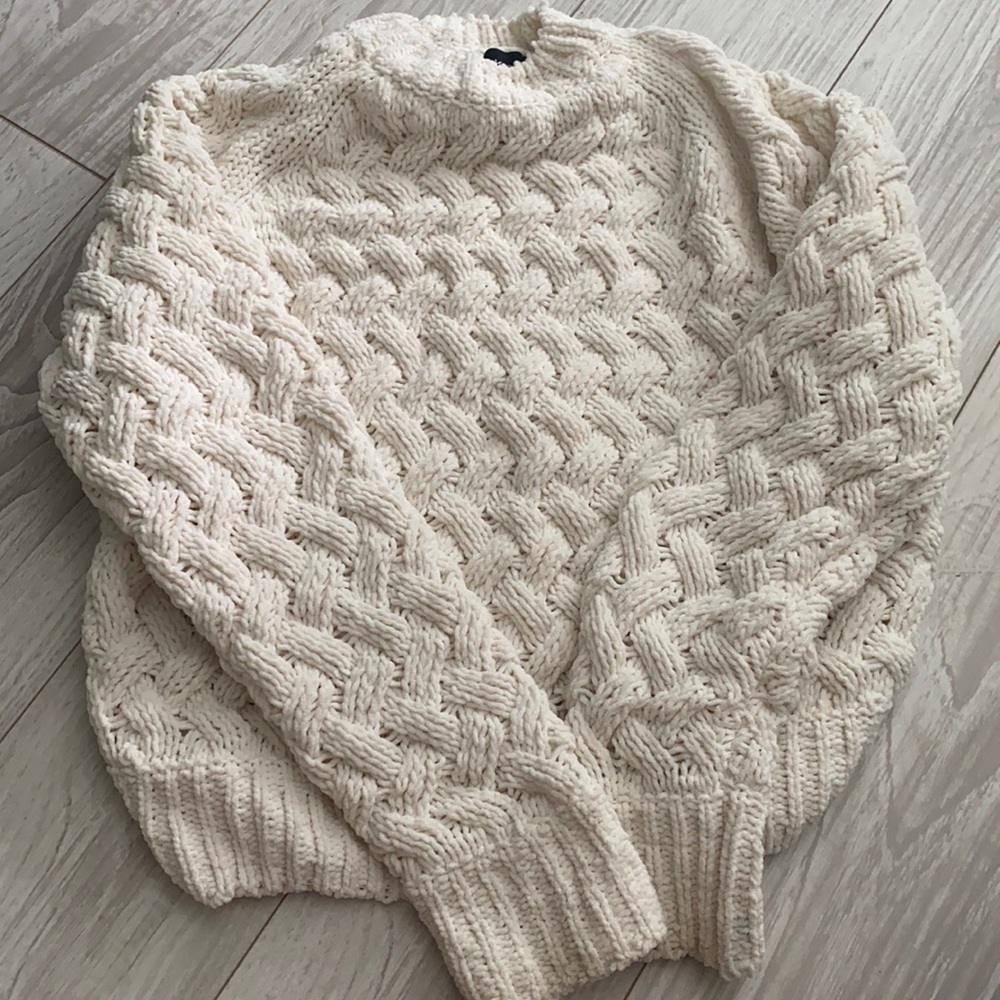 Soft white sweater